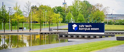 Das neue Supersign des ruhr rech kampus essen